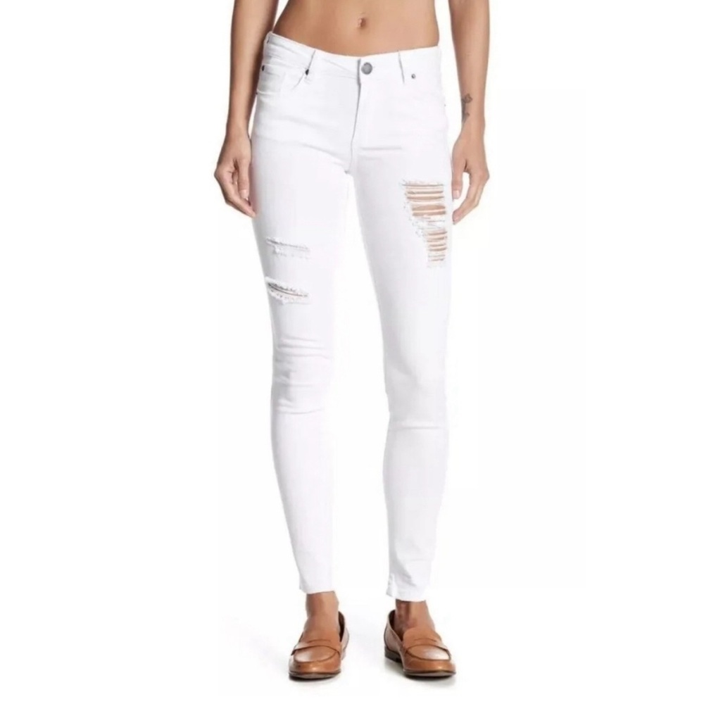 STS Blue White Distressed Jeans